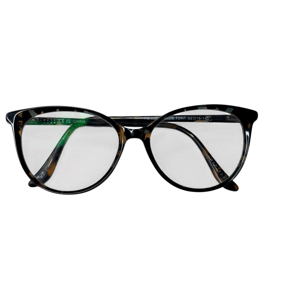 Rae Dunn RD Sofia Blue tortoise Shell Prescription Glasses EUC Women’s